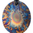 Teslas Adult Star Burst Oval Pendant - The pendant has the effect of strengthening the wearers energy field, thus helping to alleviate the bio-energy effects of some man-made EMF/EMR.