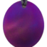 Teslas Adult Purple Oval Pendant - The pendant has the effect of strengthening the wearers energy field, thus helping to alleviate the bio-energy effects of some man-made EMF/EMR.