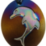 Teslas Teen Single Dolphin Gold/Patterned Pendant - The pendant has the effect of strengthening the wearers energy field, thus helping to alleviate the bio-energy effects of some man-made EMF/EMR.