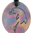 Teslas Teen Single Dolphin Patterned Pendant - The pendant has the effect of strengthening the wearers energy field, thus helping to alleviate the bio-energy effects of some man-made EMF/EMR.